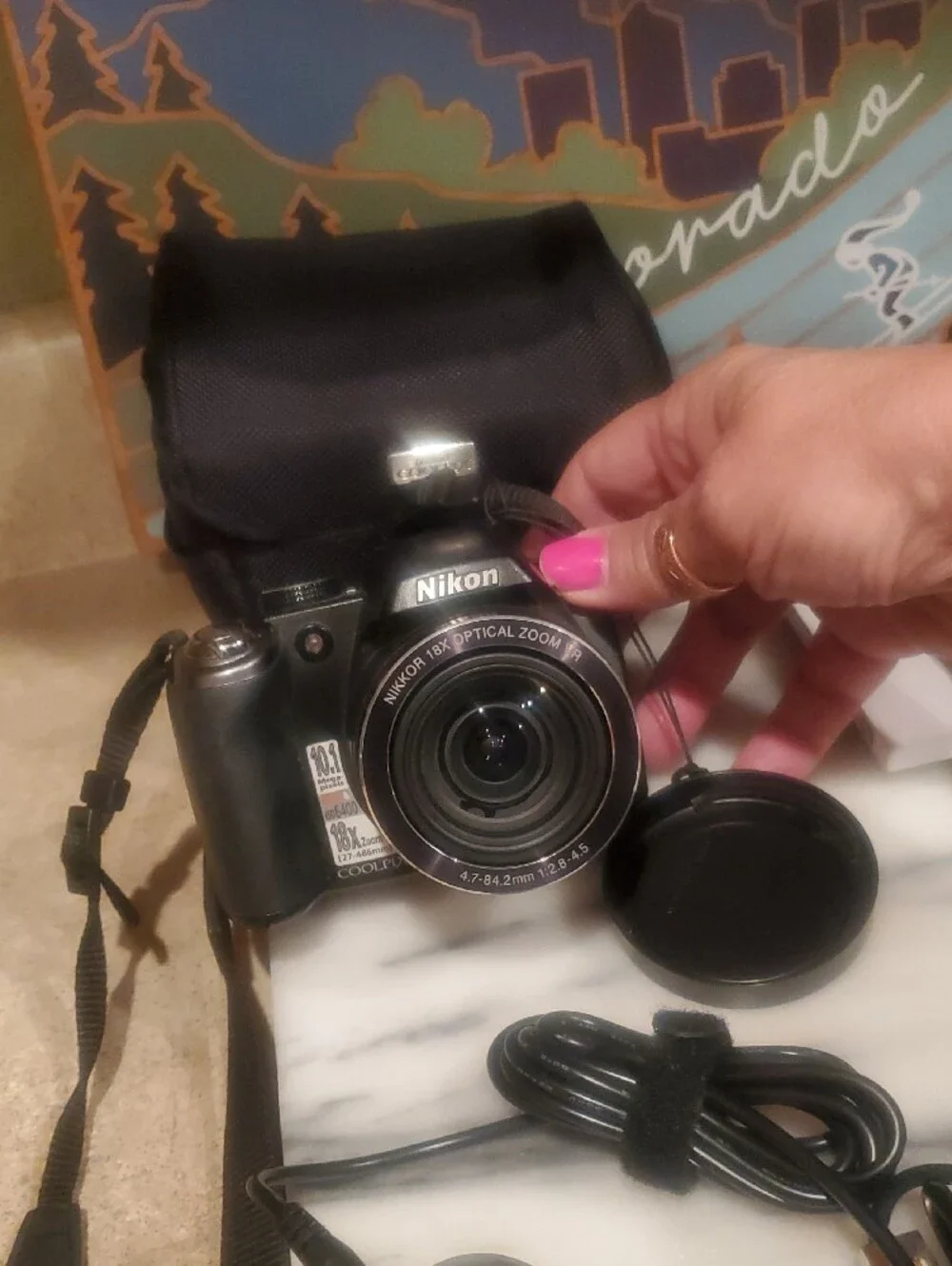 Nikon COOLPIX P80 Black Compact Digital Camera with Accessories
